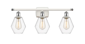 Ballston LED Bath Vanity in White Polished Chrome (405|516-3W-WPC-G652-6-LED)