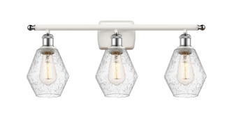 Ballston Three Light Bath Vanity in White Polished Chrome (405|516-3W-WPC-G654-6)
