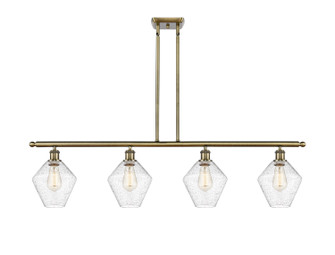 Ballston Four Light Island Pendant in Antique Brass (405|516-4I-AB-G654-8)