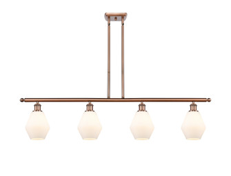 Ballston Four Light Island Pendant in Antique Copper (405|516-4I-AC-G651-6)