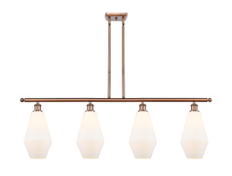 Ballston Four Light Island Pendant in Antique Copper (405|516-4I-AC-G651-7)