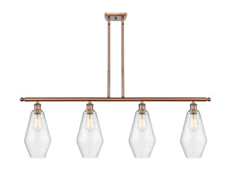 Ballston Four Light Island Pendant in Antique Copper (405|516-4I-AC-G654-7)