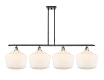 Ballston Four Light Island Pendant in Black Antique Brass (405|516-4I-BAB-G651-12)