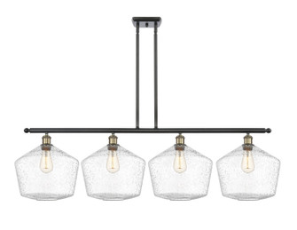 Ballston Four Light Island Pendant in Black Antique Brass (405|516-4I-BAB-G654-12)