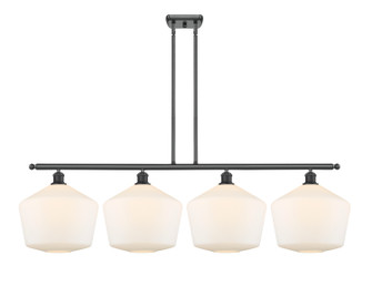 Ballston Four Light Island Pendant in Matte Black (405|516-4I-BK-G651-12)