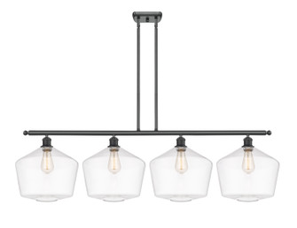 Ballston Four Light Island Pendant in Matte Black (405|516-4I-BK-G652-12)