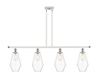 Ballston Four Light Island Pendant in White Polished Chrome (405|516-4I-WPC-G652-7)
