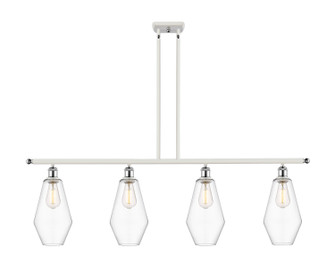 Ballston Four Light Island Pendant in White Polished Chrome (405|516-4I-WPC-G652-7)