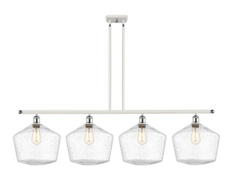 Ballston Four Light Island Pendant in White Polished Chrome (405|516-4I-WPC-G654-12)