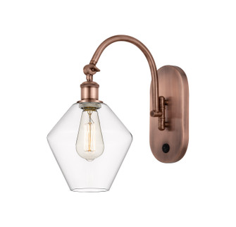 Ballston One Light Wall Sconce in Antique Copper (405|518-1W-AC-G652-8)
