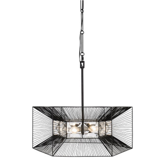 Arcade Six Light Pendant in Carbon (137|366P06CB)