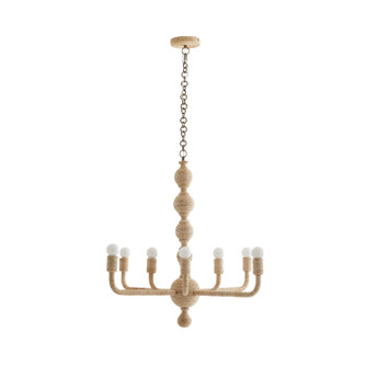 Olaf Eight Light Chandelier in Natural (314|85027)