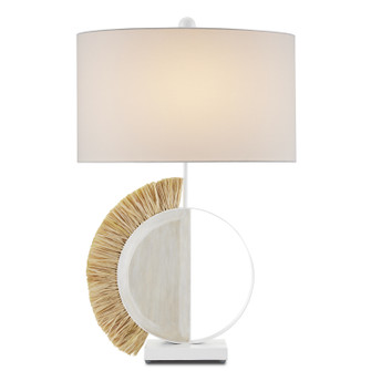 Jamie Beckwith One Light Table Lamp in White/Sandstone/Natural (142|6000-0796)