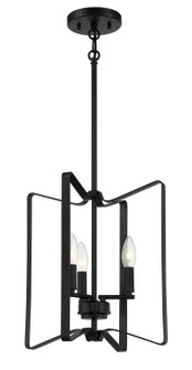 Shayna Three Light Foyer Pendant in Flat Black (46|56133-FB)