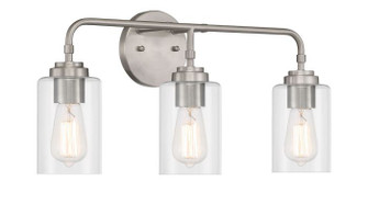 Stowe Three Light Vanity in Brushed Polished Nickel (46|56003-BNK)