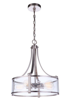 Elliot Five Light Pendant in Brushed Polished Nickel (46|55395-BNK)