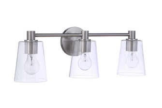 Emilio Three Light Vanity in Brushed Polished Nickel (46|12623BNK3)