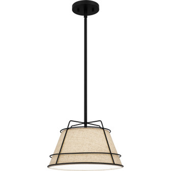 Quoizel Piccolo Pendant One Light Mini Pendant in Matte Black (10|QPP5629MBK)