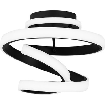 Aviva LED Semi Flush Mount in Matte Black (10|PCAVI1713MBK)