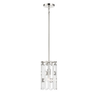 Charming One Light Mini Pendant in Polished Nickel (42|P5381-613)