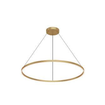 Cerchio LED Pendant in Brushed Gold (347|PD87748-BG)