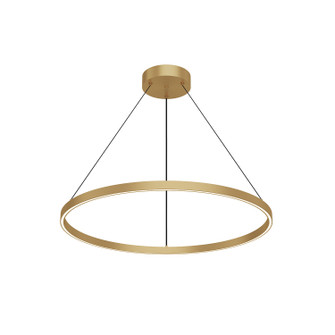 Cerchio LED Pendant in Brushed Gold (347|PD87132-BG)