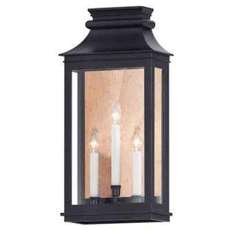 Savannah VX Three Light Outdoor Wall Sconce in Antique Copper / Black Oxide (16|40916CLACPBO)