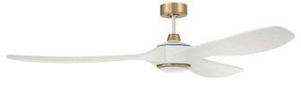 Envy 72 72'' Ceiling Fan in White/Satin Brass (46|EVY72WSB3)