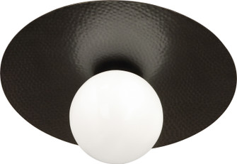Dal LED Flushmount in Deep Patina Bronze w/White (165|Z9875)