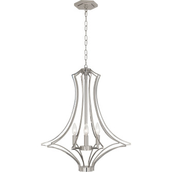 Grace Four Light Chandelier in Polished Nickel (165|S467)