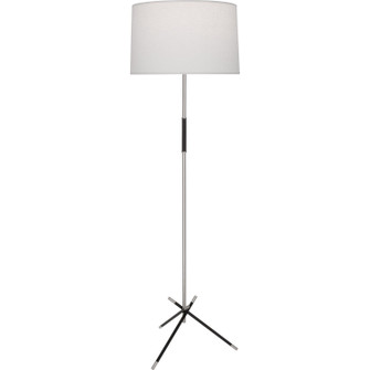 Thatcher One Light Floor Lamp in Polished Nickel w/Matte Black (165|S218)