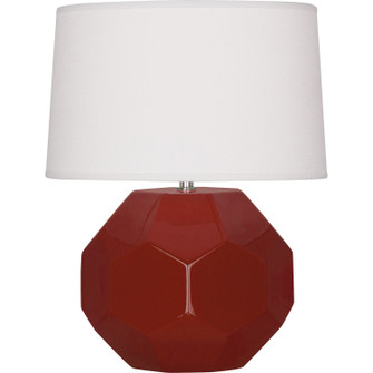 Franklin One Light Table Lamp in Oxblood Glazed Ceramic (165|OX01)