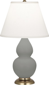 Small Double Gourd One Light Accent Lamp in Matte Smokey Taupe Glazed Ceramic (165|MST50)