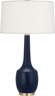 Delilah One Light Table Lamp in Matte Midnight Blue Glazed Ceramic (165|MMB70)