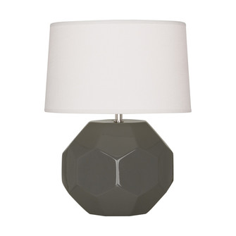 Small Franklin One Light Accent Lamp in Ash Glazed Ceramic (165|CR02)