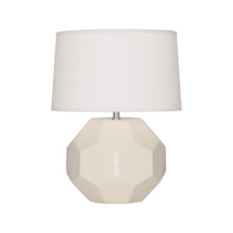 Small Franklin One Light Accent Lamp in Bone Glazed Ceramic (165|BN02)