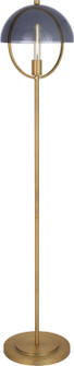 Mavisten Edition Copernica One Light Floor Lamp in Lacquered Burnished Brass w/Smoked (165|601)
