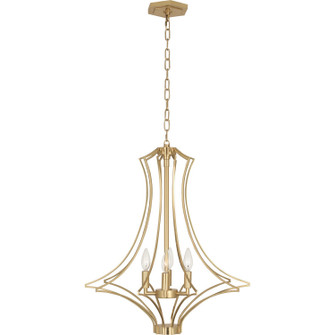 Grace Four Light Chandelier in Modern Brass (165|467)
