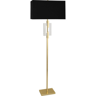 Lincoln One Light Floor Lamp in Modern Brass w/ Crystal (165|1020B)