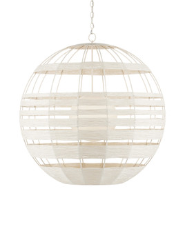 Lapsley White Orb Chandelier One Light Chandelier in Vanilla/White (142|9000-0835)