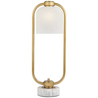 Stephanie One Light Table Lamp in Warm Brass (24|611D1)