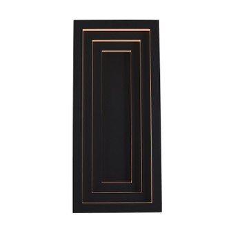 Chrysler LED Outdoor Wall Sconce in Matte Black (33|401921MB)