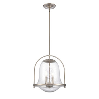Connection Two Light Pendant in Satin Nickel (45|67856/2)