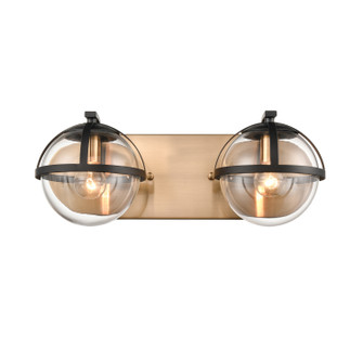 Davenay Two Light Vanity in Satin Brass (45|18651/2)