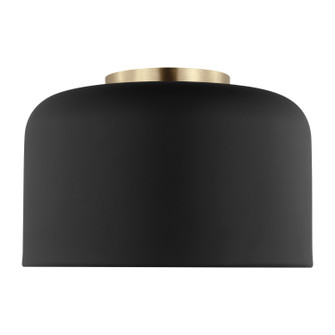 Malone One Light Flush Mount in Midnight Black (454|7505401-112)