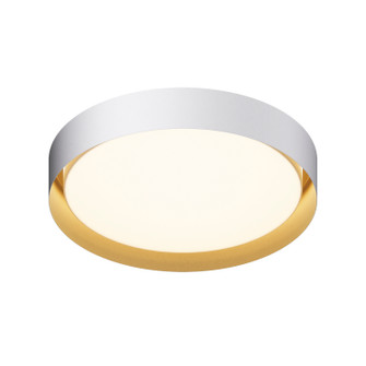 Echo LED Flush Mount in White/Gold (86|E51014-WTGLD)