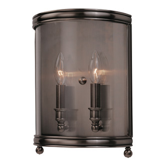 Larchmont Two Light Wall Sconce in Historic Nickel (70|7802-HN)
