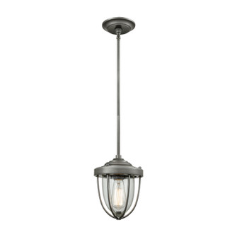 Sturgis One Light Mini Pendant in Weathered Zinc (45|33100/1)