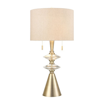 Annetta Two Light Table Lamp in Antique Brass (45|S0019-8042)