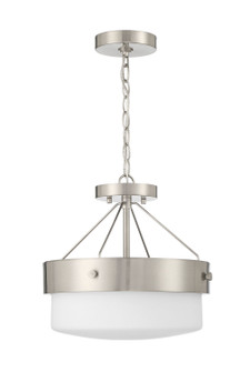 Oak Street Two Light Flushmount in Brushed Polished Nickel (46|XS3213-BNK)